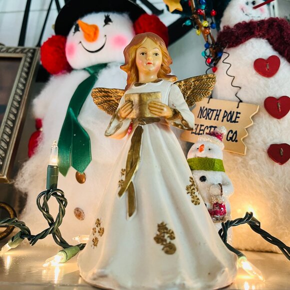 Vintage 1950's angel tree topper - Picture 6 of 10